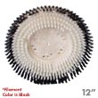 Malish [812912] TUFF-BLOCK® Floor Machine Nylon Carpet Shampoo Scrubbing Brush - Plastic Block - 12" Dia. MB-812912