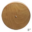 Malish [ZR12080000] Floor Machine Wood Pad/Disc Riser - 1/2" Center Hole - 1 1/4" H - 8" Dia.