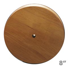 Malish [ZR14080000] Floor Machine Wood Pad/Disc Riser - 1/2" Center Hole - 1 1/2" H - 8" Dia.