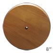 Malish [ZR14080000] Floor Machine Wood Pad/Disc Riser - 1/2" Center Hole - 1 1/2" H - 8" Dia.