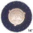 Malish [816514] TUFF-BLOCK® CLEAN-GRIT™ Floor Machine Grit Rotary Scrubbing Brush - Plastic Block - 180 Grit - 14" Dia. MB-816514
