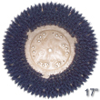 Malish [816517] TUFF-BLOCK® CLEAN-GRIT™ Floor Machine Grit Rotary Scrubbing Brush - Plastic Block - 180 Grit - 17" Dia. MB-816517