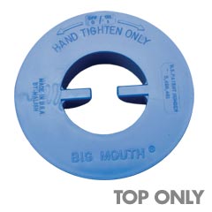 Malish [790054] BIG-MOUTH® Floor Machine Pad Centering Device - Blue - RH Thread - Top Only