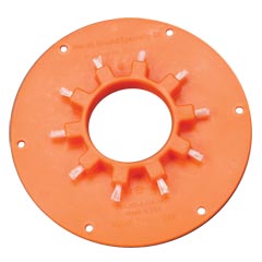 Malish [792710] CENTER-LOK® Floor Machine Pad Centering Device - Orange - LH/RH Thread
