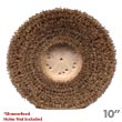 Malish [770210] Union Mix Floor Machine Polishing Brush - Wood Block - 10" Dia.