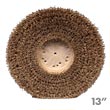 Malish [770213] Union Mix Showerfeed Floor Machine Polishing Brush - Plastic Block - 13" Dia. MB-770213