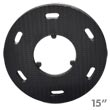 Malish [786755] Floor Machine SURE-LOK® Polymeric Face Pad/Disc Driver - Plastic Block - 15" Dia. MB-786755