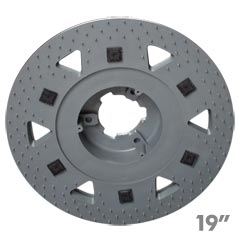 Malish [789219NP92] Floor Machine TRI-LOK™ Polymeric Face Pad/Disc Driver - Plastic Block - 19" Dia.