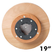 Malish [781019] Floor Machine Heavy Duty Sandpaper Pad/Disc Driver w/ Universal Clutch Plate - 19" Dia.