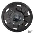Malish [782018] Floor Machine Economy Sandpaper Pad/Disc Driver w/ Universal Clutch Plate - 18" Dia. MB-782018