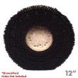 Malish [770112] Bassine Floor Machine Scrubbing Brush - Plastic Block - 12" Dia.