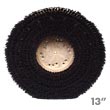Malish [770113] Bassine Showerfeed Floor Machine Scrubbing Brush - Plastic Block - 13" Dia. MB-770113