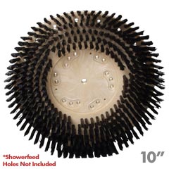 Malish [772410] TUFF-BLOCK® Floor Machine General Purpose Polypropylene Scrubbing Brush - Wood Block - 10" Dia.