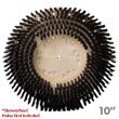 Malish [772910] TUFF-BLOCK® Floor Machine General Purpose Nylon Scrubbing Brush - Wood Block - 10" Dia.