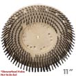 Malish [773811] TUFF-BLOCK® Floor Machine General Purpose Steel Wire Concrete Scrubbing Brush - Plastic Block - 11" Dia.