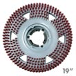 Malish [862719] Floor Machine UNI-BLOCK™ Showerfeed Pad Driver w/ Molded Riser & Universal Clutch Plate - 19" Dia. MB-862719
