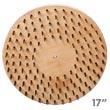 Malish [773717S] Floor Machine Flat Butcher Wire Concrete Scarifying Brush - 17" Dia. MB-773717S