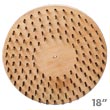 Malish [773718S] Floor Machine Flat Butcher Wire Concrete Scarifying Brush - 18" Dia.