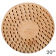 Malish [773720S] Floor Machine Flat Butcher Wire Concrete Scarifying Brush - 20" Dia. MB-773720S