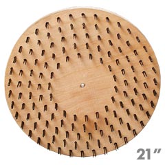 Malish [773721S] Floor Machine Flat Butcher Wire Concrete Scarifying Brush - 21" Dia.