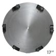 Malish [825017] Floor Machine SP-17 Hard Surface Prep Tool w/ Dual Position Blade Holders - 17" Dia.
