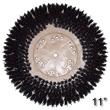 Malish [773211] TUFF-BLOCK® MAL-GRIT™ Floor Machine Grit Rotary Stripping Brush - Plastic Block - 80 Grit - 11" Dia.