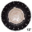Malish [813213] TUFF-BLOCK® MAL-GRIT™ Floor Machine Grit Rotary Stripping Brush - Plastic Block - 80 Grit - 13" Dia. MB-813213