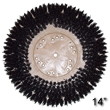Malish [813214] TUFF-BLOCK® MAL-GRIT™ Floor Machine Grit Rotary Stripping Brush - Plastic Block - 80 Grit - 14" Dia.