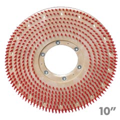 Malish [782710] PAD-LOK™ Floor Machine Tufted Pad/Disc Driver - Wood Block - 10" Dia.