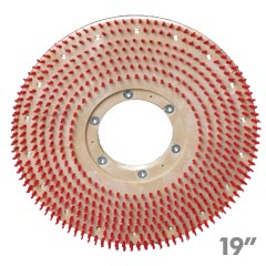 Malish [782719] PAD-LOK™ Floor Machine Tufted Pad/Disc Driver - Plastic Block - 19" Dia.