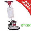 Viper Venom Low Speed Floor Machine Package - 17" &amp; 20" Decks