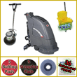 Electric Automatic Floor Scrubber & Floor Machine "Gold Package" VP-FANG18C-GOLD                                   