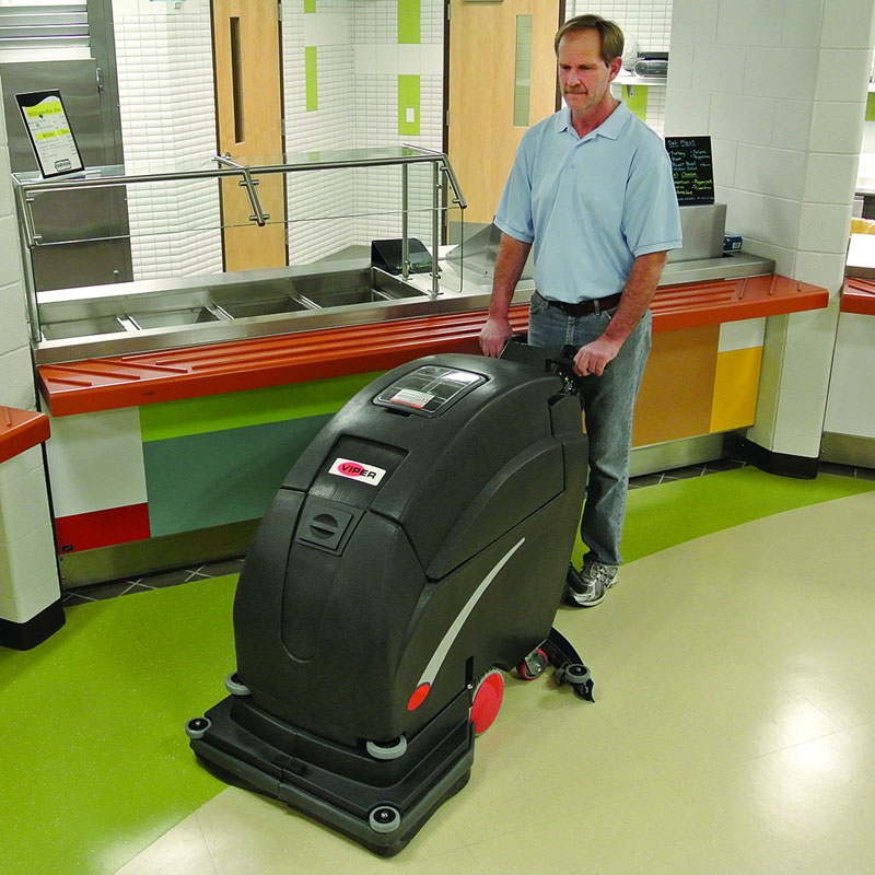 Viper Fang 28T Automatic Floor Scrubber Walk Behind 28 inch