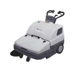 Mastercraft DM-900G DebrisMaster Gas Walk Behind Floor Sweeper - 36" Intake