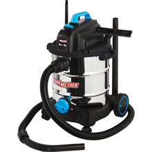 Channellock [VS810WD] Stainless Steel Wet/Dry Utility Vac - 8 Gallon - 4.0 HP