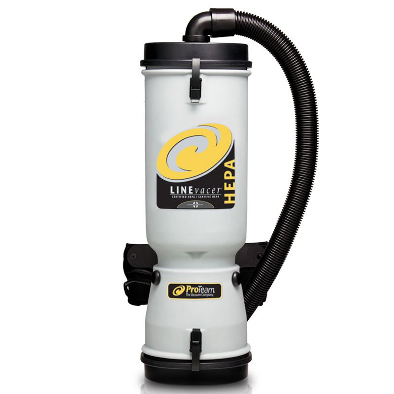 ProTeam 100280 LineVacer HEPA Back Pack Canister Vacuum UnoClean