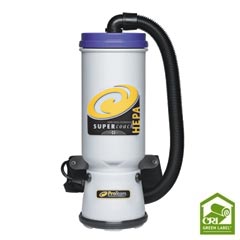 Pro-Team 106573 Super CoachVac® HEPA Back Pack Canister Vacuum w/ Attachment Kit B