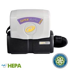 Pro-Team [107120] Super HalfVac™ HEPA Hipstyle Vacuum w/ Xover Floor Tool &amp; 1 1/2" Telescoping Wand Kit