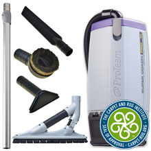Super Coach Pro 10 Backpack Vacuum w/ ProBlade Hard Surface Tool Kit