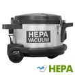 Pullman-Holt 390ASB HEPA Dry Low Profile Canister Vacuum w/ Tool Kit - 4 Gallon 390ASB