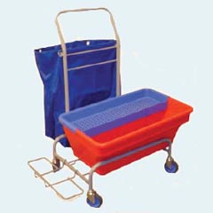 MicroFiber Flat Press Trolley with Bucket and Press FPTROLLEY