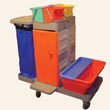 MicroFiber Flat Press Bucket and Locking Cart