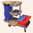 MicroFiber Flat Press Bucket and Trash Cart OPENCARTFP