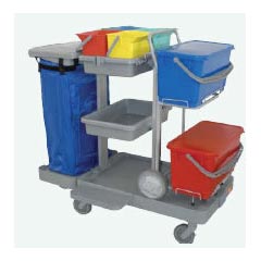 MicroFiber Pre-Treated Open Cart Sealed Bucket System OPCARTACE114