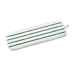 Rubbermaid [Q410] HYGEN™ Microfiber Wet/Damp Room Mop - (12) 18" Pads