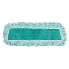 Rubbermaid [Q408] Standard Microfiber Dust Pad w/ Fringe - (12) 18" Pads