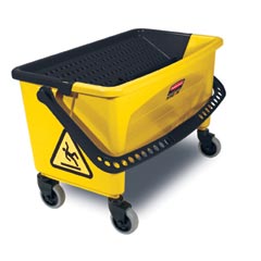 Rubbermaid [Q900-88] HYGEN™ Microfiber Press Wring Bucket Mop Bucket - 43 qt. Capacity