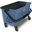 Rubbermaid [Q930] HYGEN™ Microfiber Press Wring Bucket Finish Mop Bucket - 43 qt. Capacity