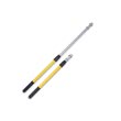 Rubbermaid [Q745] HYGEN™ Quick-Connect Short Extension Microfiber Mop Pad Holder Handle - Yellow - 20-40" RCPQ745