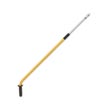 Rubbermaid [Q760] HYGEN™ Quick-Connect Ergo Adjustable Microfiber Mop Pad Holder Handle - Yellow - 48" RCPQ760